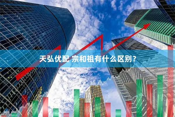 天弘优配 宗和祖有什么区别？