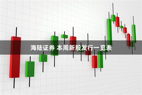 海陆证券 本周新股发行一览表